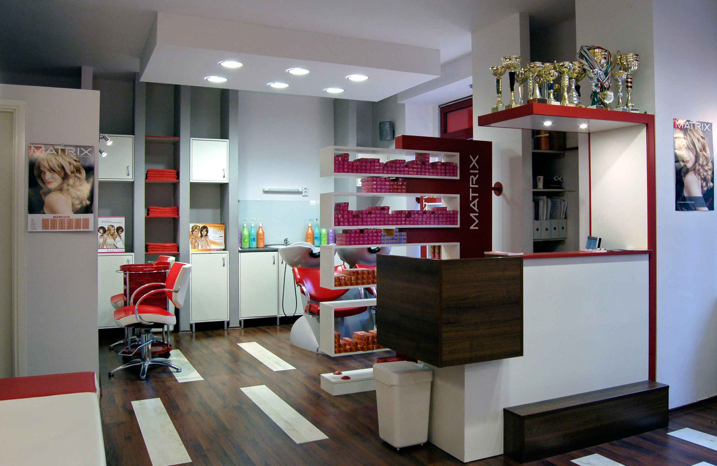 Modern fodrászüzlet - Matrix referencia szalon